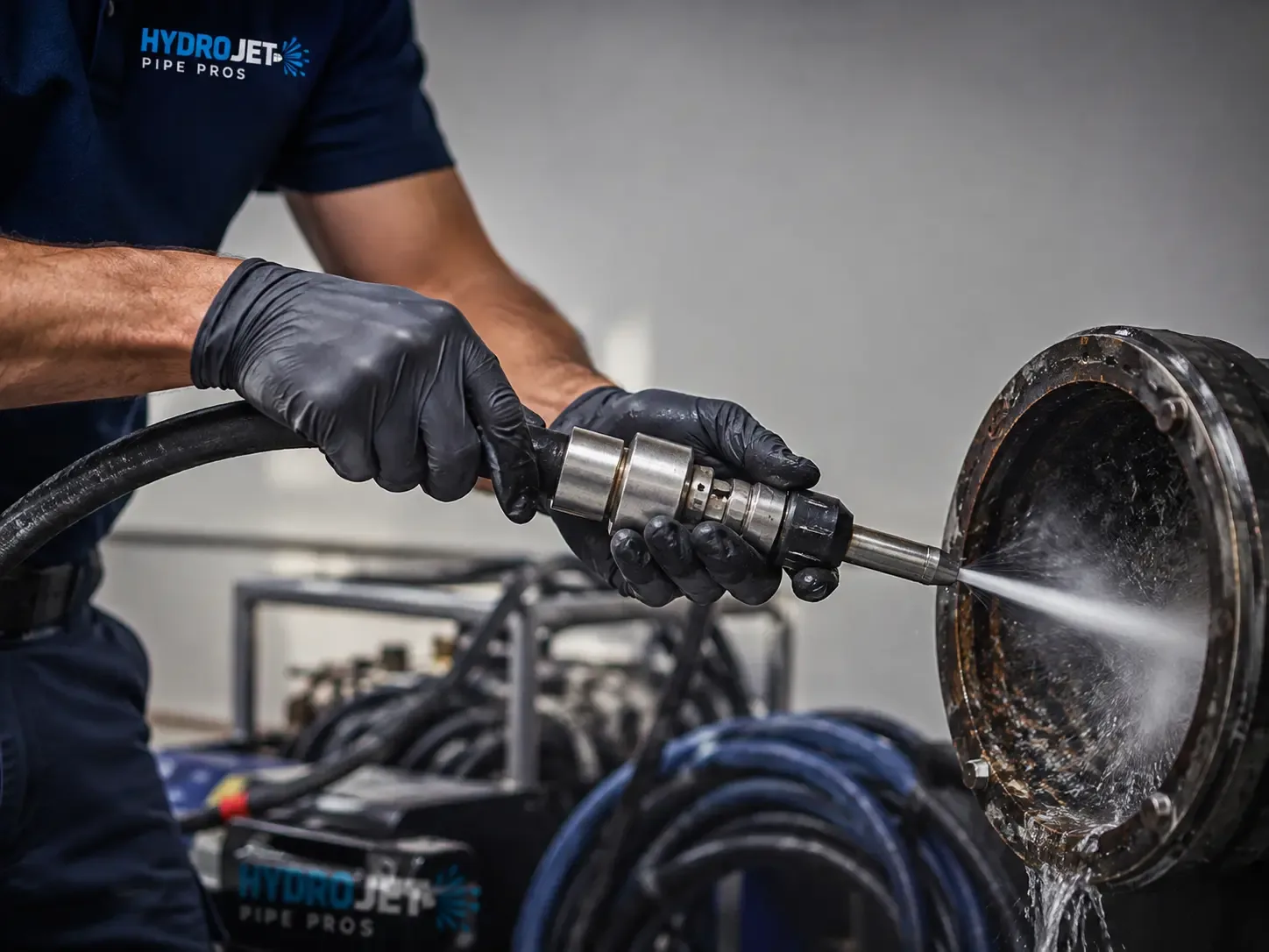 Hydro Jet Pipe Descaling in Burket, IN